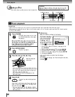 Предварительный просмотр 20 страницы Toshiba SD-1600 Owner'S Manual