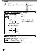 Предварительный просмотр 22 страницы Toshiba SD-1600 Owner'S Manual