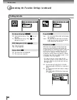 Предварительный просмотр 40 страницы Toshiba SD-1600 Owner'S Manual