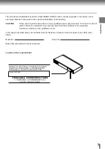 Preview for 3 page of Toshiba SD-1800 Owner'S Manual