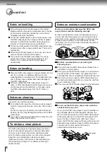 Preview for 8 page of Toshiba SD-1800 Owner'S Manual