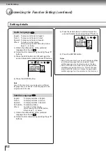 Preview for 49 page of Toshiba SD-1800 Owner'S Manual