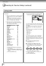 Preview for 51 page of Toshiba SD-1800 Owner'S Manual