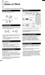 Preview for 38 page of Toshiba SD-2006 Owner'S Manual