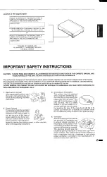 Preview for 3 page of Toshiba SD-2008 Owner'S Manual