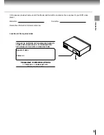 Предварительный просмотр 3 страницы Toshiba SD-2050 Owner'S Manual