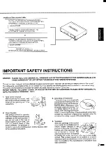 Preview for 3 page of Toshiba SD-2107 Owner'S Manual