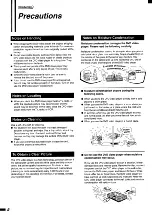 Preview for 6 page of Toshiba SD-2107 Owner'S Manual