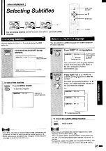 Предварительный просмотр 27 страницы Toshiba SD-2107 Owner'S Manual