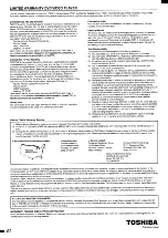 Preview for 42 page of Toshiba SD-2107 Owner'S Manual