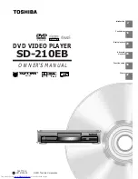 Предварительный просмотр 1 страницы Toshiba SD-210EB Owner'S Manual