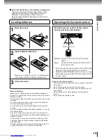 Предварительный просмотр 15 страницы Toshiba SD-210EB Owner'S Manual