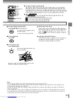 Предварительный просмотр 21 страницы Toshiba SD-210EB Owner'S Manual