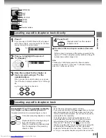 Предварительный просмотр 25 страницы Toshiba SD-210EB Owner'S Manual