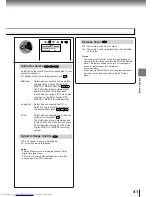 Предварительный просмотр 41 страницы Toshiba SD-210EB Owner'S Manual