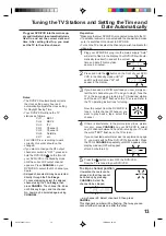 Preview for 13 page of Toshiba SD-22VB User Manual