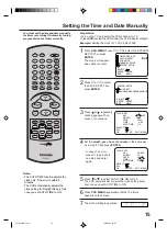 Preview for 15 page of Toshiba SD-22VB User Manual