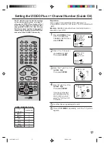 Предварительный просмотр 17 страницы Toshiba SD-22VB User Manual