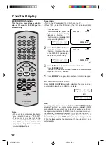 Предварительный просмотр 22 страницы Toshiba SD-22VB User Manual