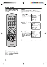 Preview for 34 page of Toshiba SD-22VB User Manual