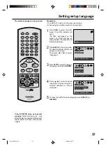 Preview for 37 page of Toshiba SD-22VB User Manual