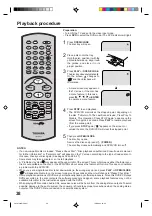 Preview for 38 page of Toshiba SD-22VB User Manual