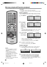 Preview for 42 page of Toshiba SD-22VB User Manual