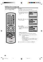 Preview for 48 page of Toshiba SD-22VB User Manual