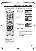 Preview for 49 page of Toshiba SD-22VB User Manual