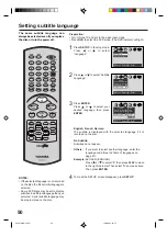 Preview for 50 page of Toshiba SD-22VB User Manual