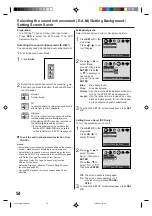 Preview for 54 page of Toshiba SD-22VB User Manual