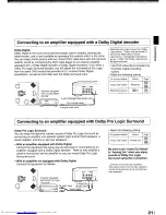 Preview for 20 page of Toshiba SD-2300 Owner'S Manual