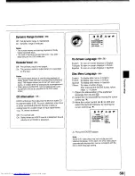 Preview for 54 page of Toshiba SD-2300 Owner'S Manual