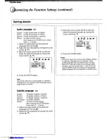 Preview for 55 page of Toshiba SD-2300 Owner'S Manual