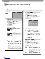 Preview for 54 page of Toshiba SD-240ESB Owner'S Manual