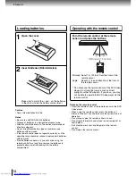 Preview for 14 page of Toshiba SD-260SA Owner'S Manual