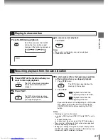 Preview for 26 page of Toshiba SD-260SA Owner'S Manual