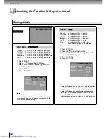 Preview for 50 page of Toshiba SD-260SA Owner'S Manual