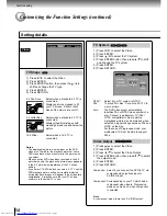 Preview for 52 page of Toshiba SD-260SA Owner'S Manual