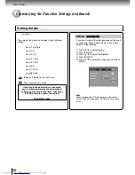 Preview for 54 page of Toshiba SD-260SA Owner'S Manual