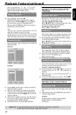 Предварительный просмотр 15 страницы Toshiba SD-270EKB Owner'S Manual