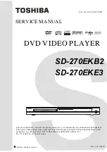 Toshiba SD-270EKB2 Service Manual preview