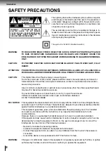 Preview for 2 page of Toshiba SD-2710 Owner'S Manual