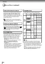 Preview for 10 page of Toshiba SD-2710 Owner'S Manual