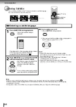 Preview for 34 page of Toshiba SD-2710 Owner'S Manual