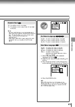 Preview for 41 page of Toshiba SD-2710 Owner'S Manual