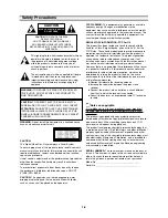 Preview for 2 page of Toshiba SD-2815 Owner'S Manual