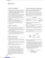 Предварительный просмотр 8 страницы Toshiba SD-2960SY Owner'S Manual