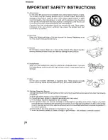 Preview for 6 page of Toshiba SD-3109 Owner'S Manual