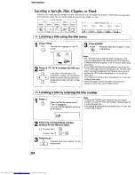 Preview for 24 page of Toshiba SD-3109 Owner'S Manual